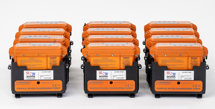 Crowcon Triple Plus gas detectors from Scotia Instrumentation’s rental fleet
